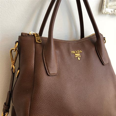 prada bag brown leather|prada brown purse.